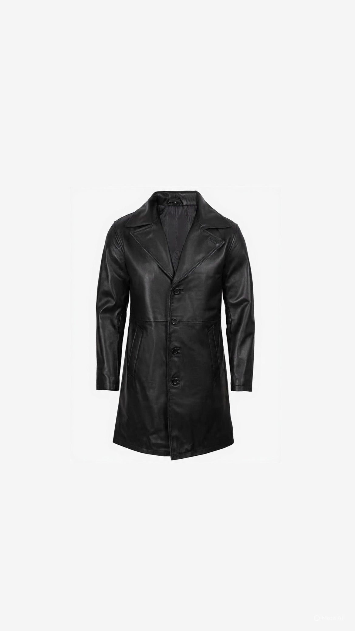 Urban Luxe Leather Trench