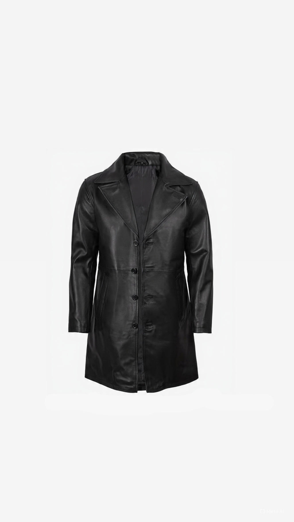 Urban Luxe Leather Trench