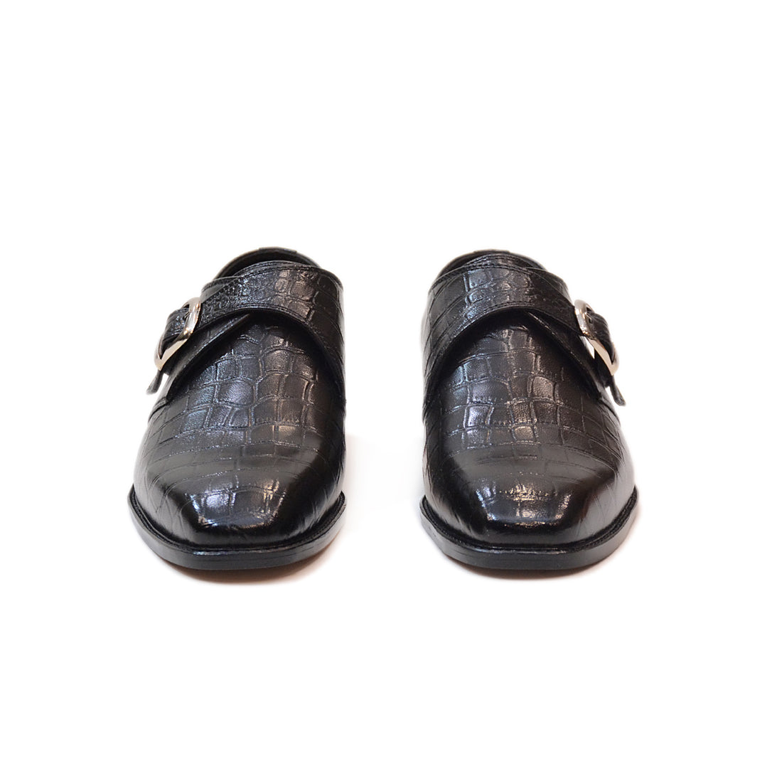 Black Croc Imperial Buckle