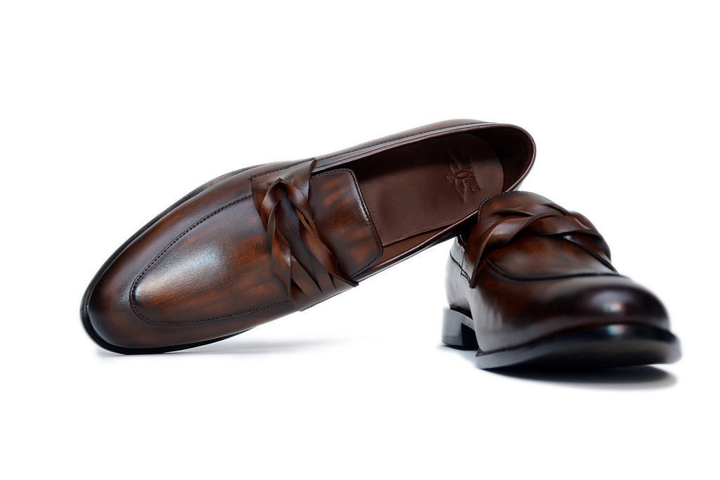 Regal Weave-The Braided Leather Loafers