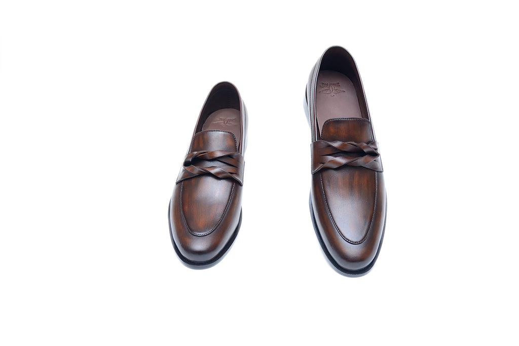 Regal Weave-The Braided Leather Loafers