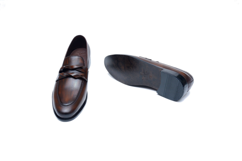 Regal Weave-The Braided Leather Loafers
