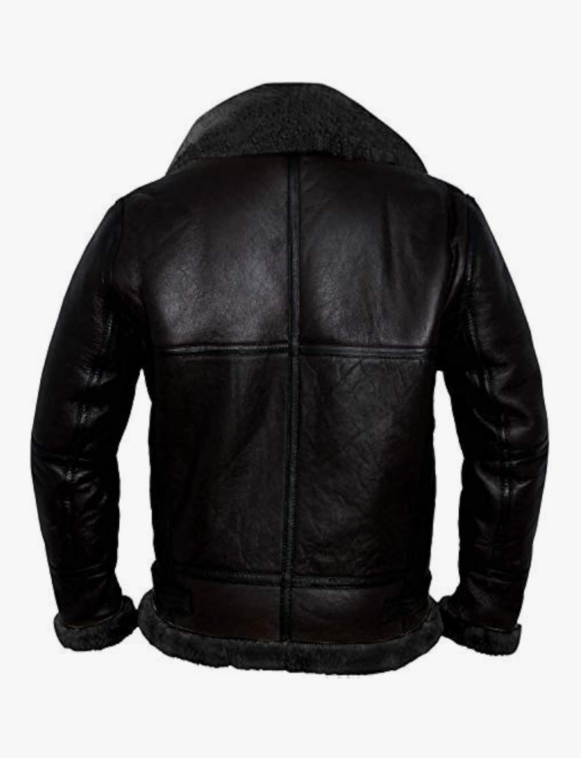 Midnight Aero Shearling Aviator B3 Bomber Jacket