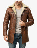 Heritage Shearling Leather Coat