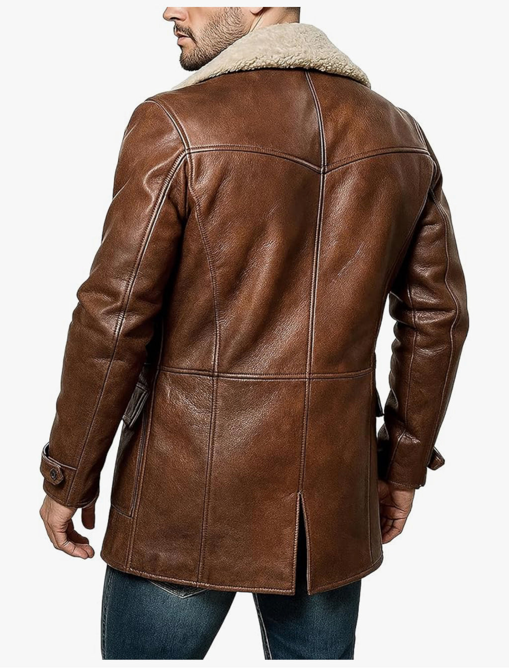 Heritage Shearling Leather Coat