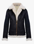 Snowfall Shearling Aviator Jacket – Women