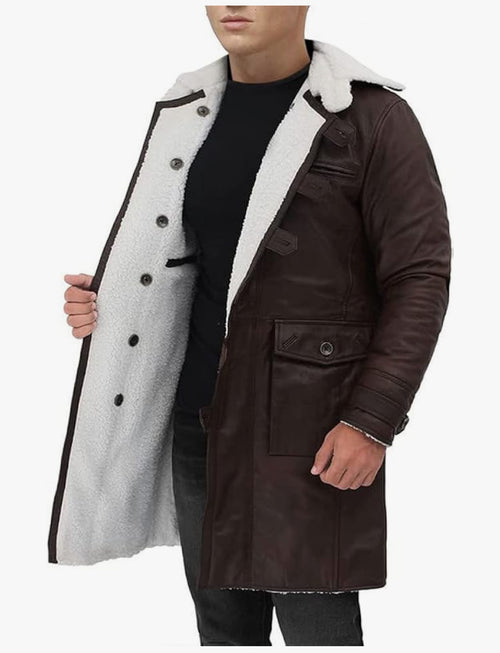 Chestnut Expedition Shearling Coat