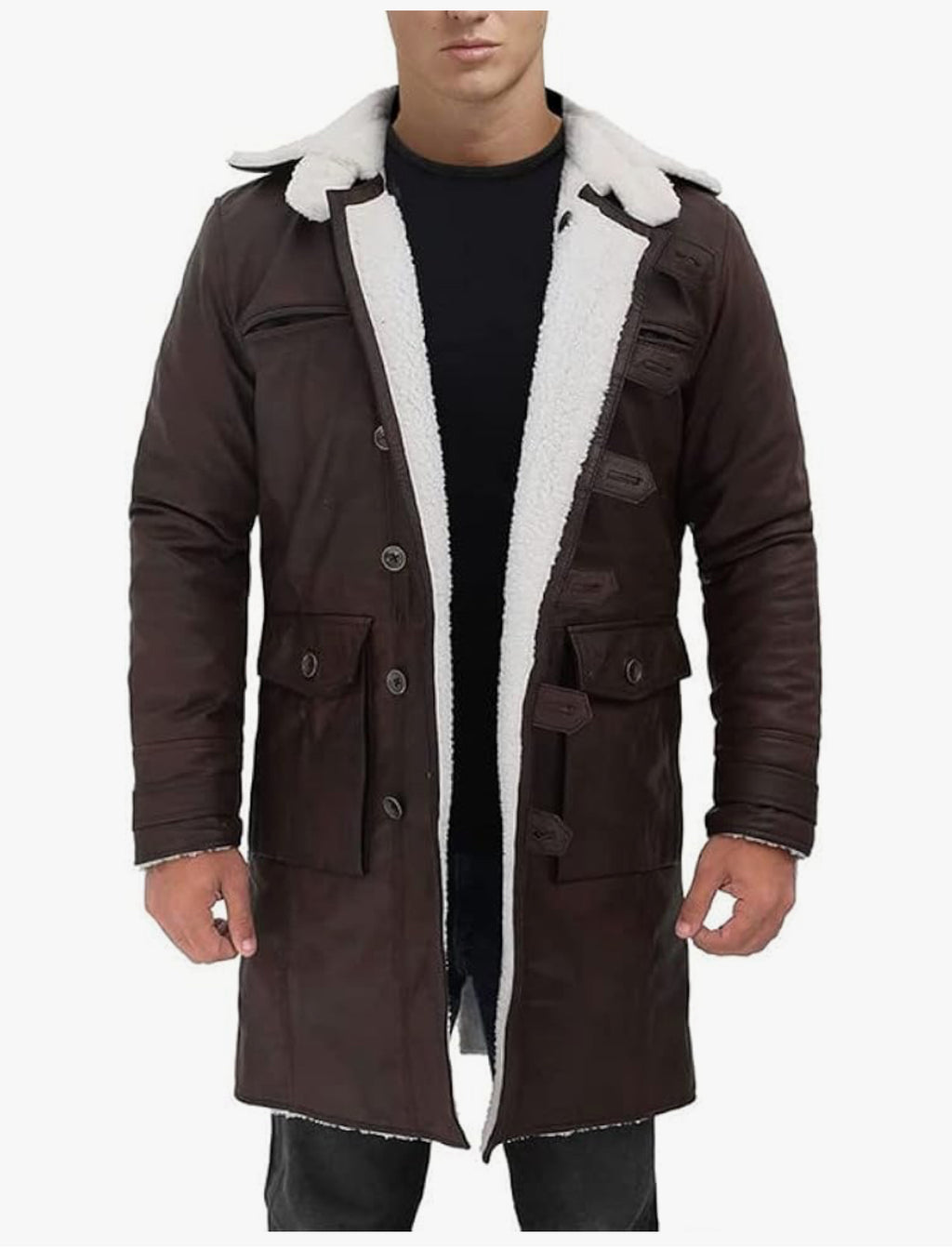 Chestnut Expedition Shearling Coat