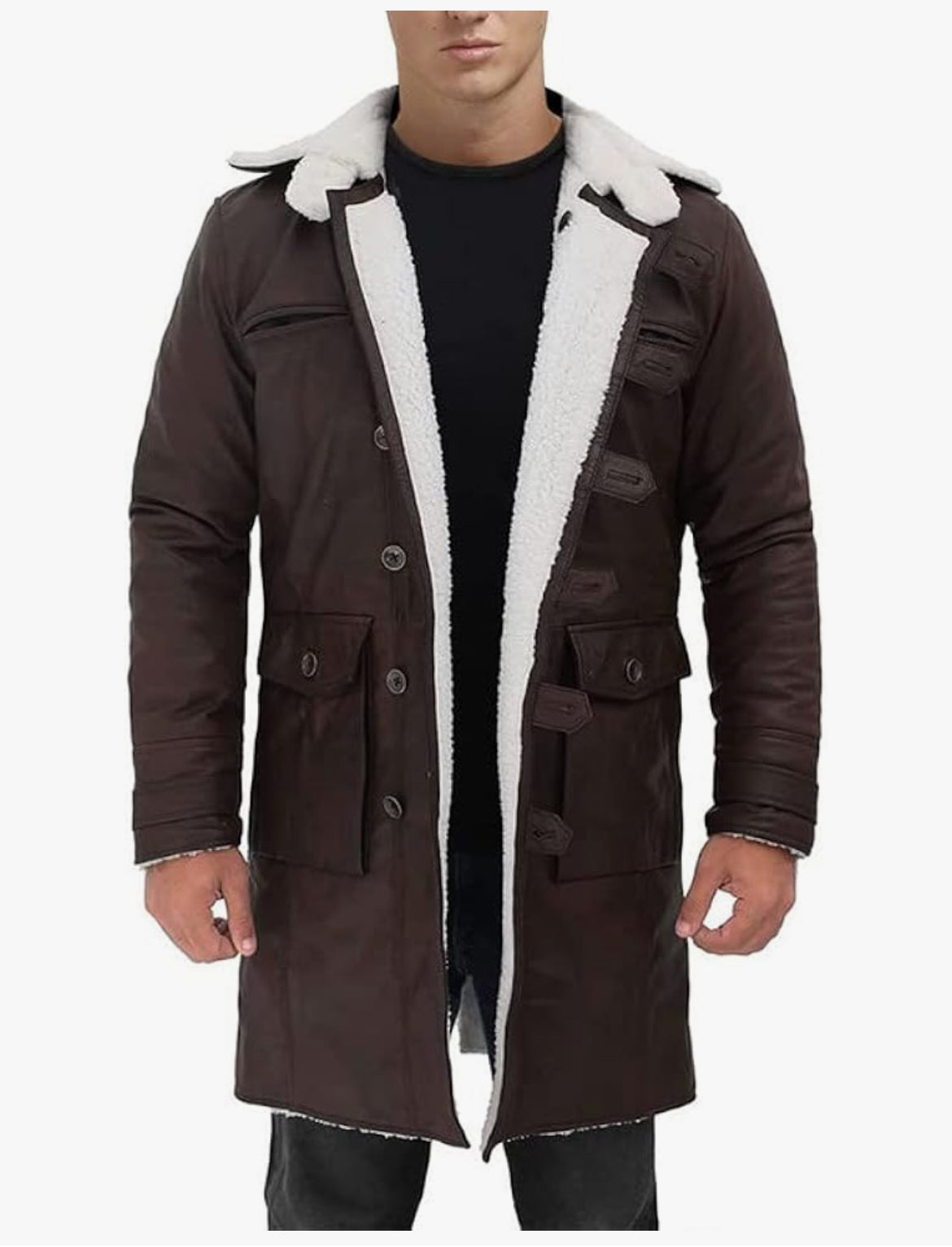 Chestnut Expedition Shearling Coat