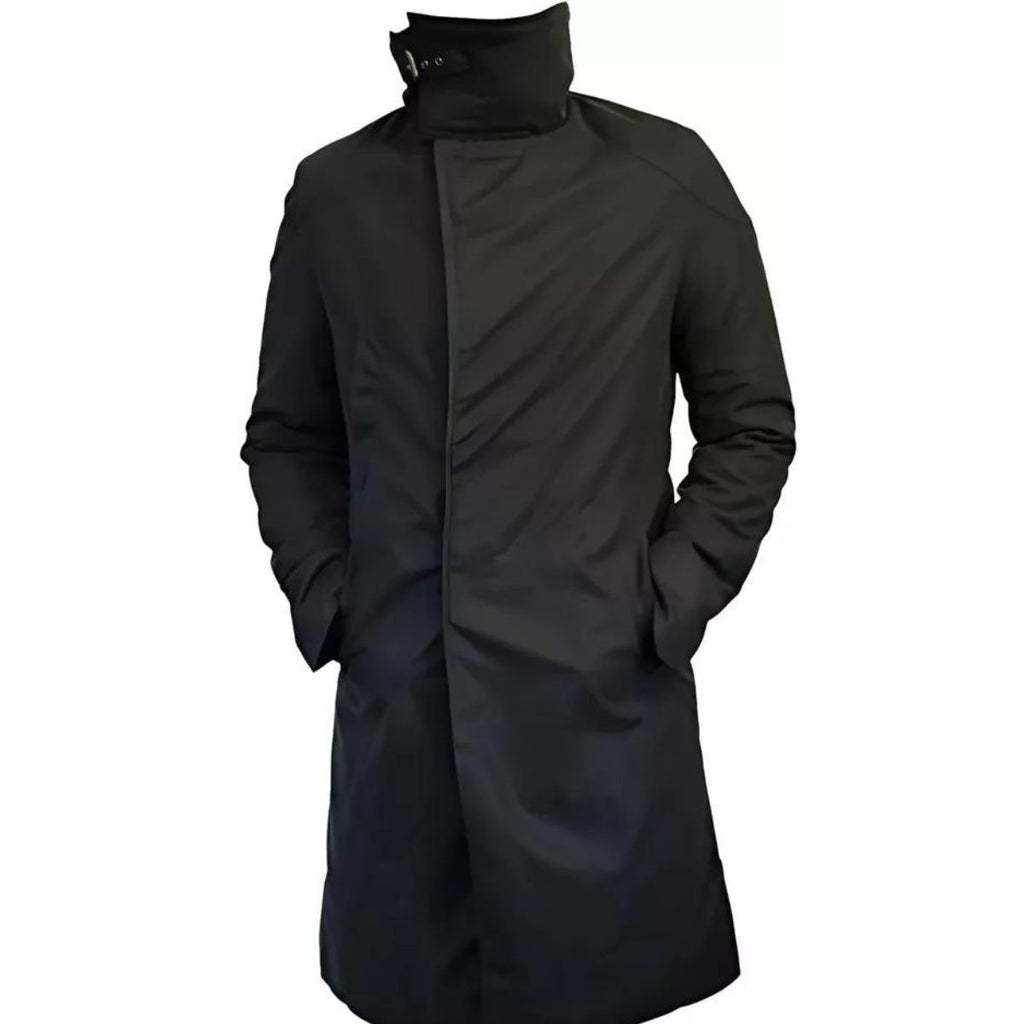 Midnight Sentinel Shearling Coat