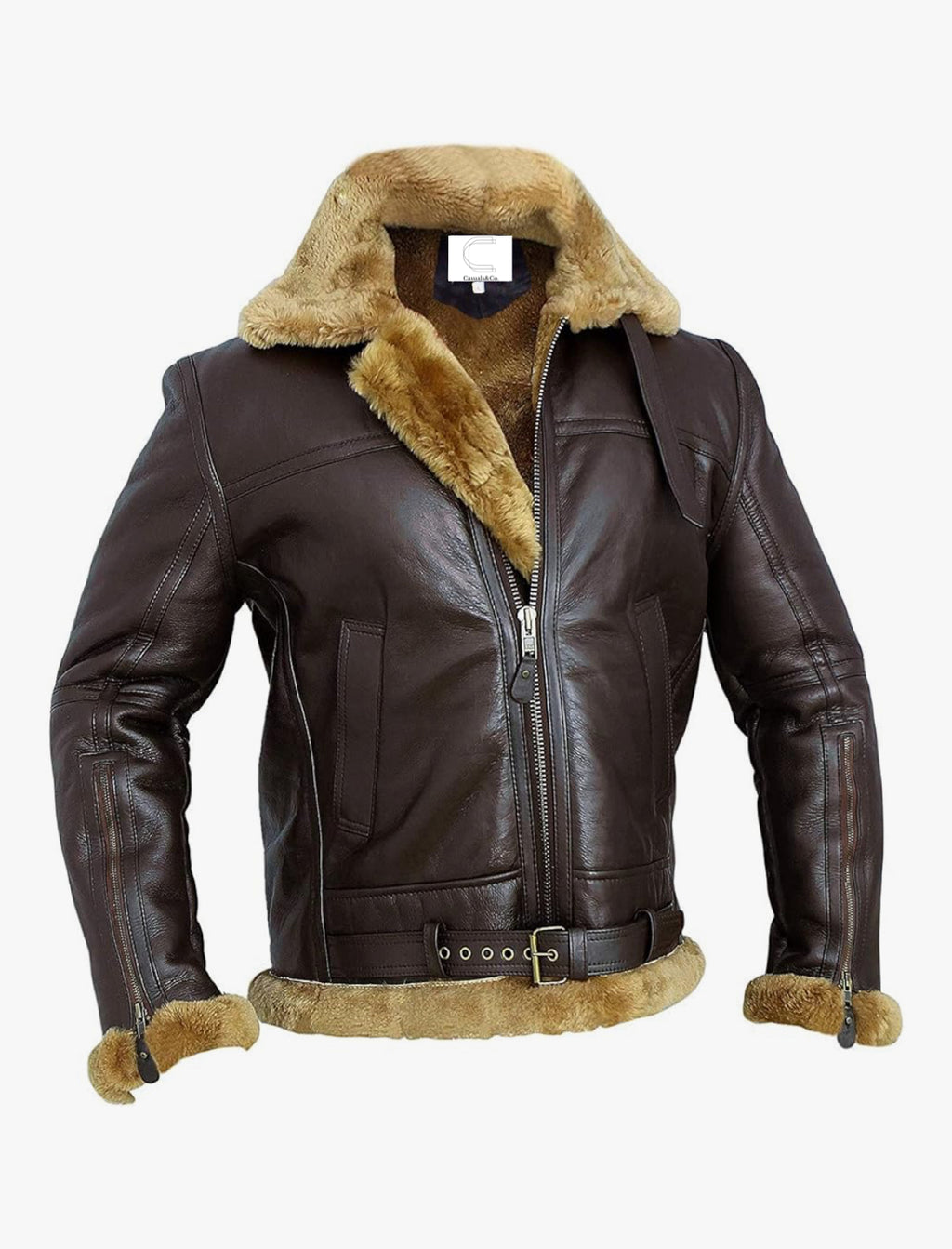 Aviator Shearling Flight Jacket B3 Bomber jacket