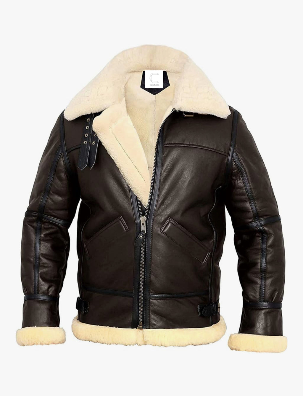 Arctic Heritage Shearling Aviator B3 Bomber Jacket