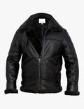 Midnight Aero Shearling Aviator B3 Bomber Jacket